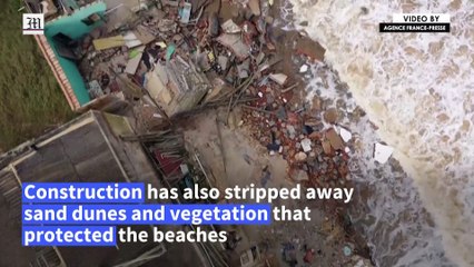 The Brazil resort town disappearing into the sea