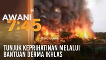 Tunjuk keprihatinan melalui bantuan derma ikhlas