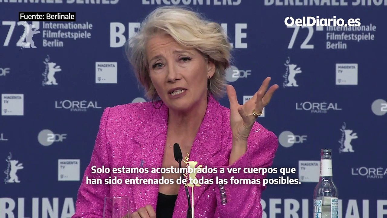 Emma Thompson: “A las mujeres nos han lavado el cerebro para odiar nuestros cuerpos”