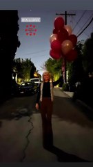 Laeticia Hallyday dévoile les coulisses de sa Saint-Valentin. Le 14 février 2022.