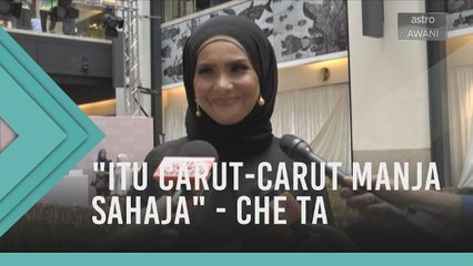 "Itu carut-carut manja sahaja" - Che Ta