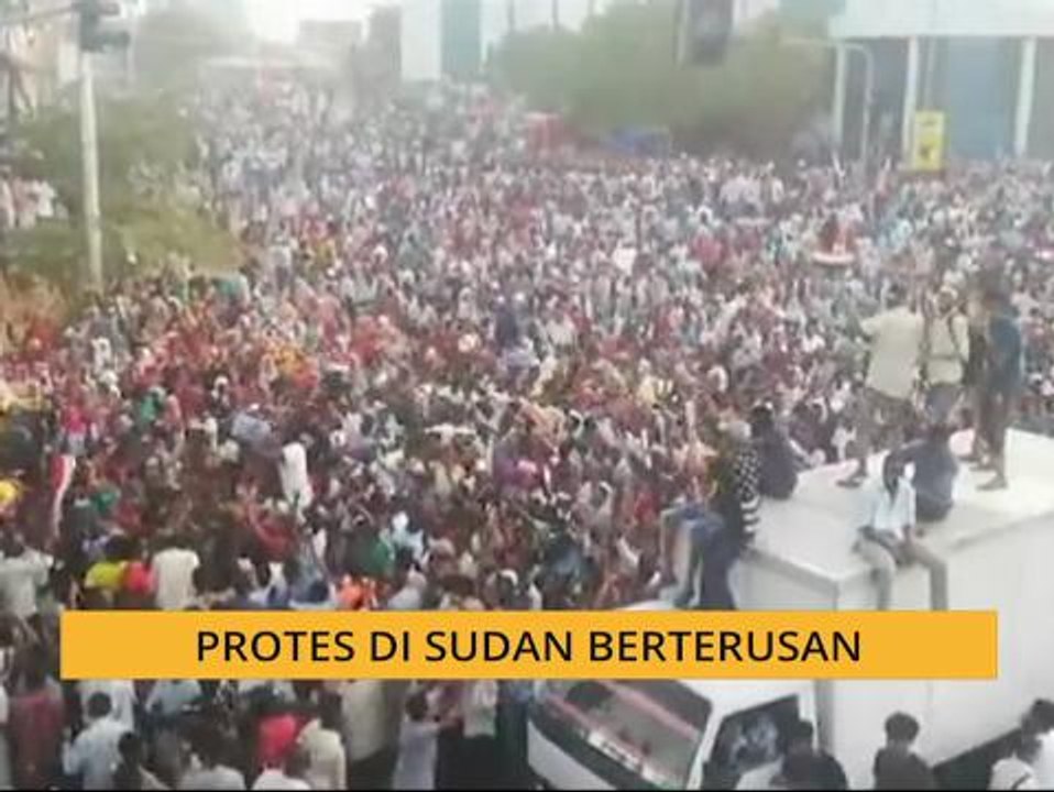 Protes di Sudan berterusan