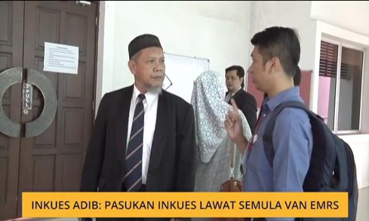 Inkues Adib: Pasukan inkues lawat semula van EMRS
