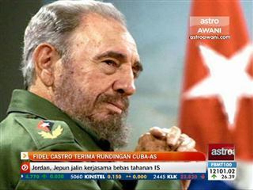 Fidel Castro terima rundingan Cuba-AS