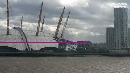 Storm Eunice tears huge hole through roof of London's O2 Arena