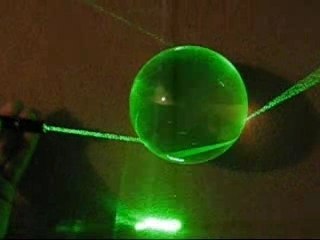 Green laser pointer - Viper 125mW & Crystal ball