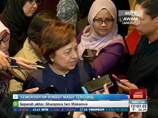 Kemerosotan ringgit masih terkawal