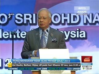 Pengubahsuaian tidak jejas prinsip bajet 2015