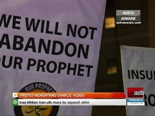 Protes menentang Charlie Hebdo