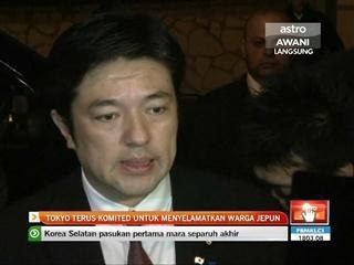 Tokyo terus komited untuk menyelamatkan warga Jepun