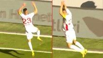 Galatasaray'ın eski futbolcusundan olay gol sevinci! Sosyal medyada gündemin zirvesine oturdu