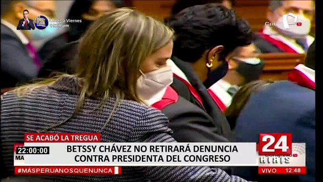 Perú Libre mantendrá pedido de moción de censura contra María del Carmen Alva