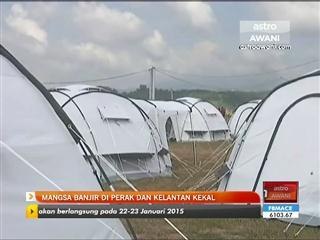 Mangsa banjir di Perak dan Kelantan kekal