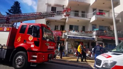 ASPİRATÖRDEN ÇIKAN YANGINDA 1 KİŞİ DUMANDAN ETKİLENDİ