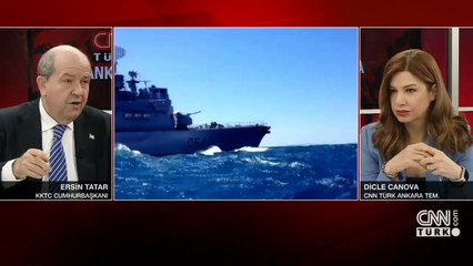 KKTC Cumhurbaşkanı Tatar CNN TÜRK'te Dicle Canova'nın sorularını yanıtladı