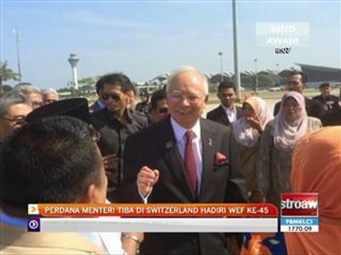 Perdana Menteri tiba di Switzerland hadiri WEF kali ke-45