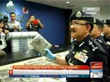 Polis Pulau Pinang rampas 90kg ganja mampat