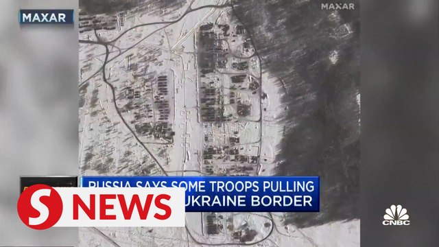 Russia says some troops pulled back from Ukraine border