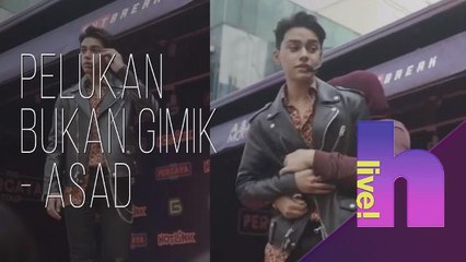 hLive!: Asad Motawh dipeluk wanita ketika buat persembahan, nafi buat gimik