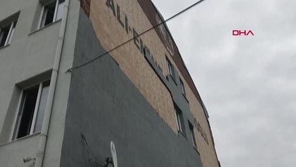 OKULUN DIŞ CEPHESİ RÜZGARDAN SÖKÜLDÜ