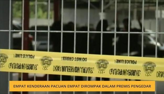 Empat kenderaan pacuan empat roda dirompak dalam premis pengedar