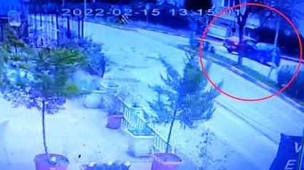 3 kişinin yaralandığı kaza kamerada
