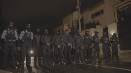 Fuerzas de seguridad rodean residencia de expresidente hondureño Hernández