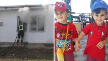Çiftlikte çıkan yangın, 3 yaşındaki ikizleri hayattan kopardı