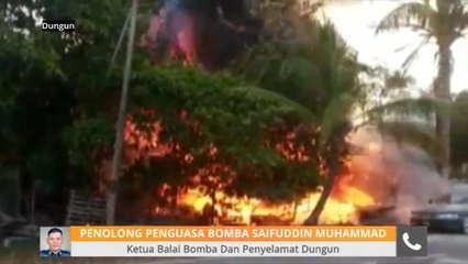 Stor perkahwinan, katering musnah terbakar