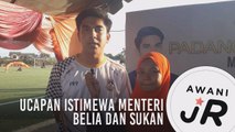 #AWANIJr: Ucapan istimewa Menteri Belia dan Sukan