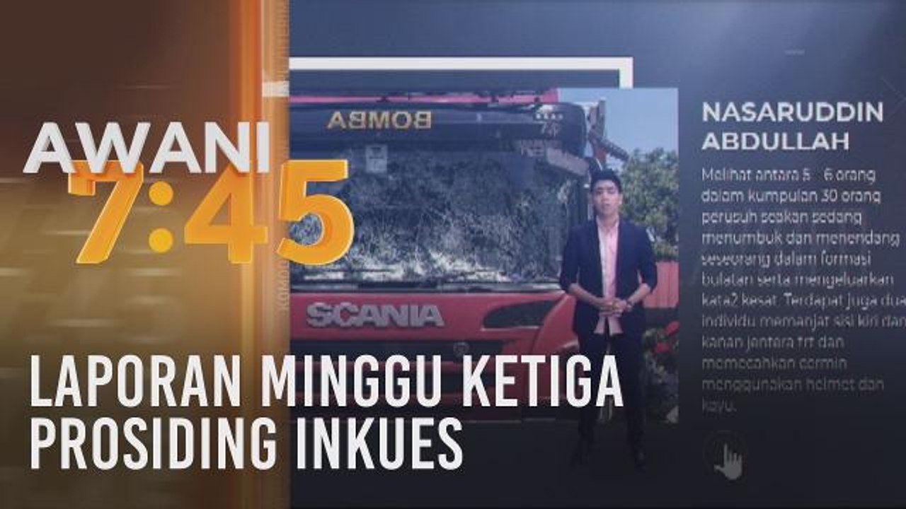 Inkues Adib: Laporan minggu ketiga prosiding inkues Allahyarham Adib