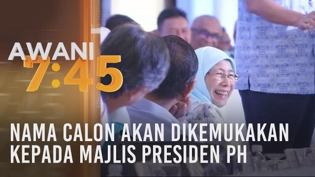 Nama calon PKR akan dikemukakan kepada Majlis Presiden PH