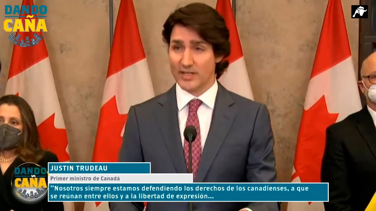 Trudeau sale del armario tras varias semanas escondido e invoca la Ley de Emergencia para frenar las protestas contra la vacunación obligatoria