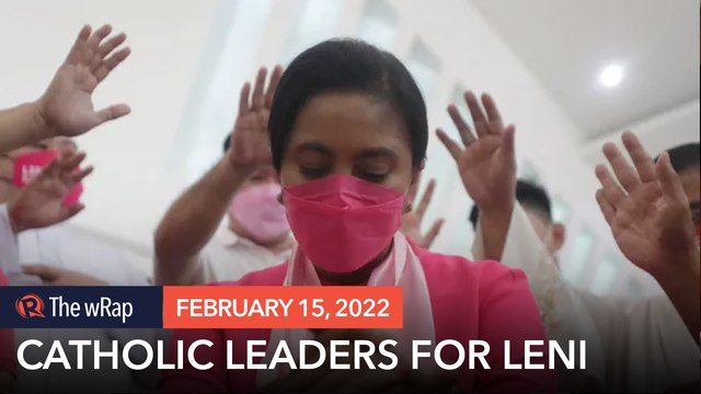 More than 500 priests, nuns endorse Robredo for president