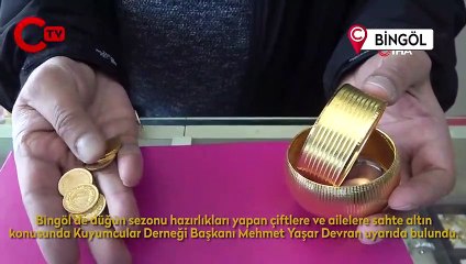 Kuyumculardan sahte altın uyarısı