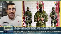 Colombia: Asesinatos de líderes sociales han ascendido a 24 en 2022