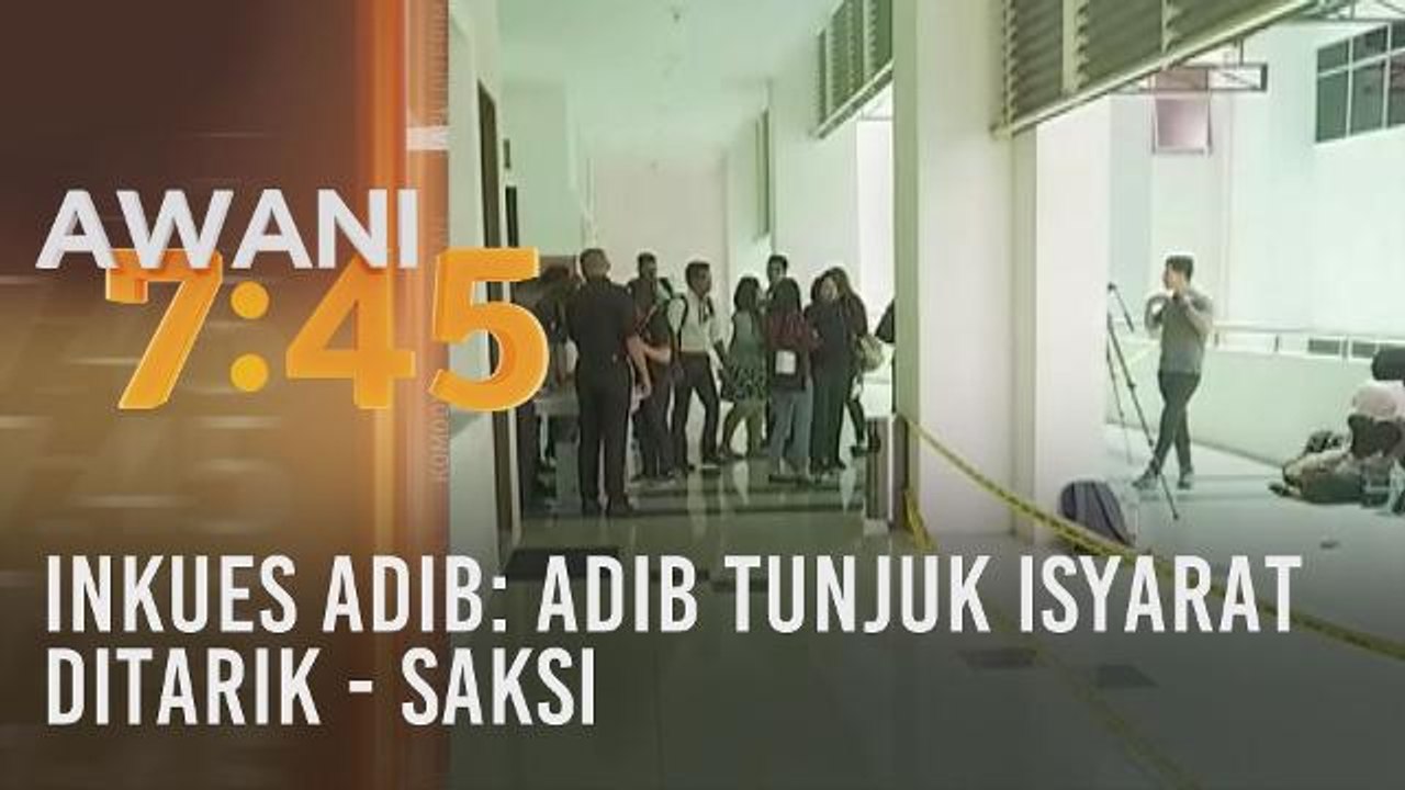 Inkues Adib: Adib tunjuk isyarat ditarik - saksi