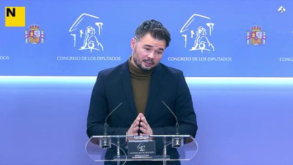 Rufián, a Junts: "La màgia està molt bé per al tarot"