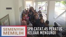 SPR catat 45 peratus keluar mengundi setakat 11 pagi