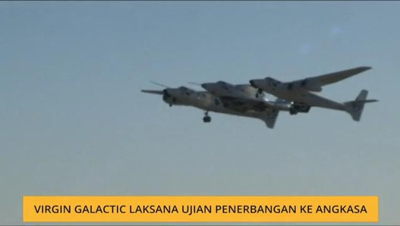 Virgin Galactic laksana ujian penerbangan ke angkasa