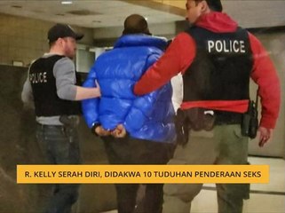 R. Kelly serah diri, didakwa 10 tuduhan penderaan seks
