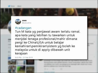 Komen Tengahari 22 Feb: Saiz penjawat awam dikecilkan - Apa kata netizen?