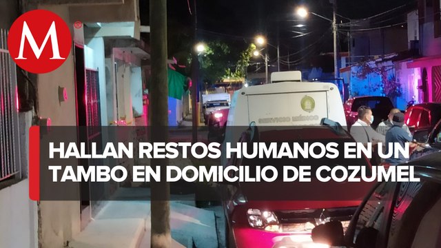 Localizan restos óseos de un cuerpo en el patio de una casa en Quintana Roo