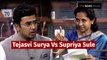 Supriya Sule tears into Tejasvi Surya on dynastic politics