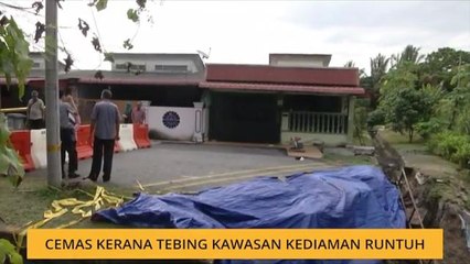 Segera baik pulih tebing runtuh