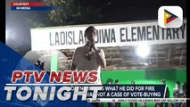 Mayor Moreno insists what he did for fire victims in Cavite was not a case of vote buying; Isko-Ong tandem, Aksyon Demokratiko senatorial slate campaign in Northern Samar | via Patrick de Jesus