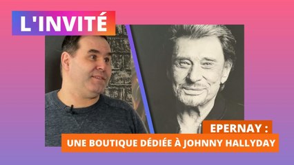 Epernay : une boutique hommage dédiée à Johnny Hallyday