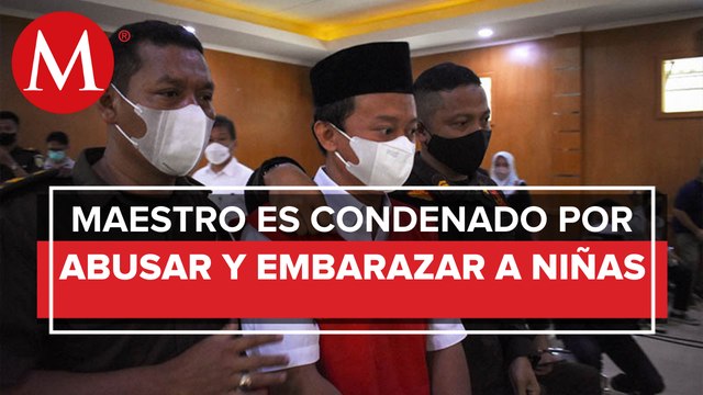 En Indonesia, condenan a cadena perpetua a profesor que abusó de 13 alumnas