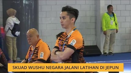 Skuad wushu negara jalani latihan di Jepun