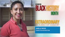 Honoring Black History Month by celebrating Janelle Wood as an Extraordinary Woman of Color